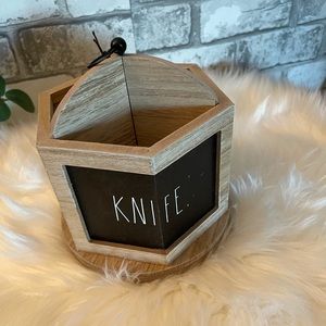 Rae Dunn  Swivel FORK, KNIFE, SPOON holder